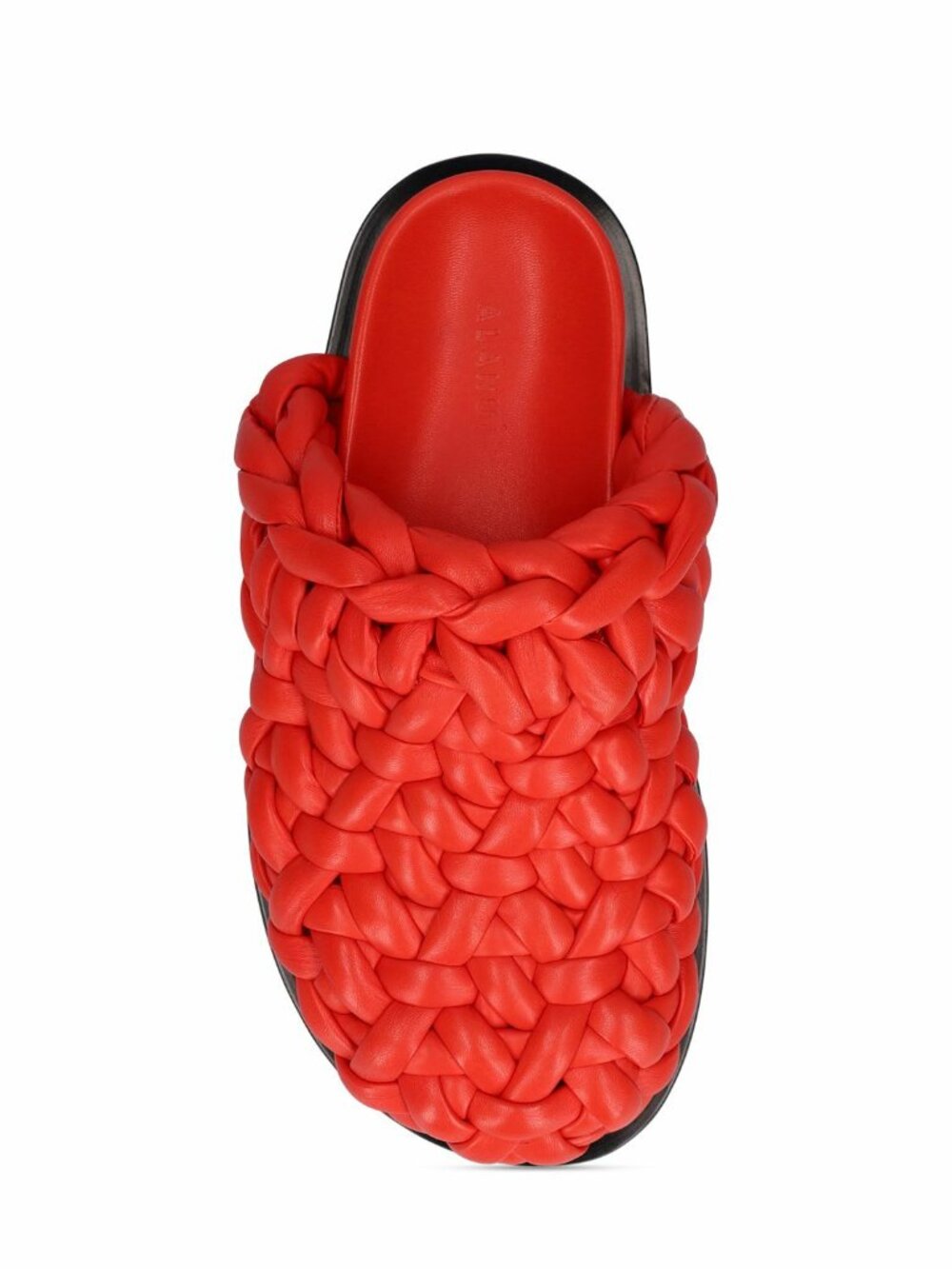 ALANUI Icon Interwoven Leather Mules EU 40 (US 10) Red Lux Designer $1,700 NWT - Picture 4 of 10